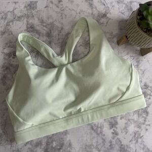 ATHLETA Sports Bra pullover crossback keyhole comfort stretch women's large
